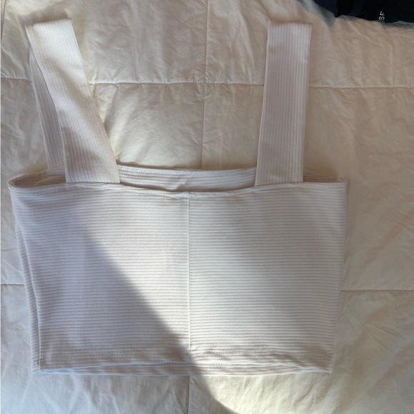 Free People White Ribbed Tank - Picture 3 of 3